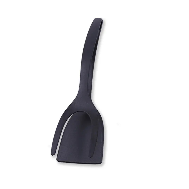 2-in-1 Grip Flip Spatula Tongs – Non-Stick Kitchen Turner for Eggs, Pancakes, Fish & Steak