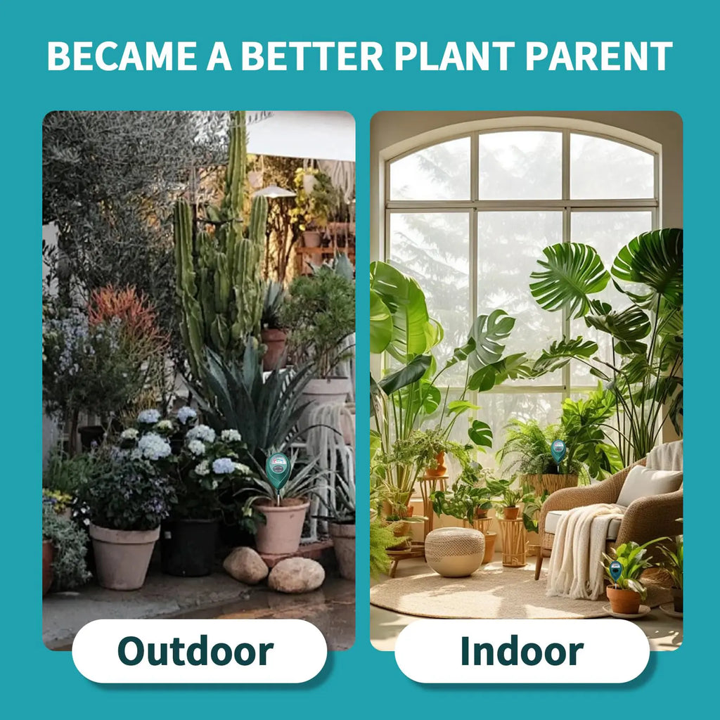 Soil Moisture Meter | No Battery | Indoor & Outdoor Plant Water Tester