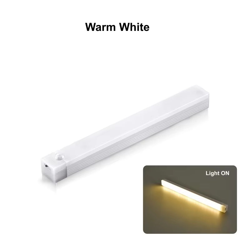 Wireless Motion Sensor LED Strip Light – USB Rechargeable Bar Lamp for Kitchen Cabinet, Closet, Hallway & Bedside