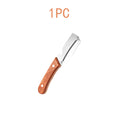 Premium Fruit & Vegetable Peeler – Stainless Steel Blade with Wooden Handle & Bottle Opener