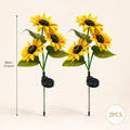 Solar LED Sunflower Garden Lights – Waterproof Outdoor Flower Lights for Yard, Patio & Garden