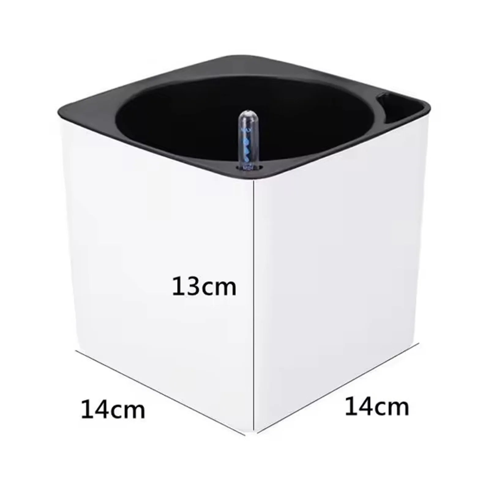 Self-Watering Planter Pot with Water Level Indicator — Modern Indoor Flower Pot