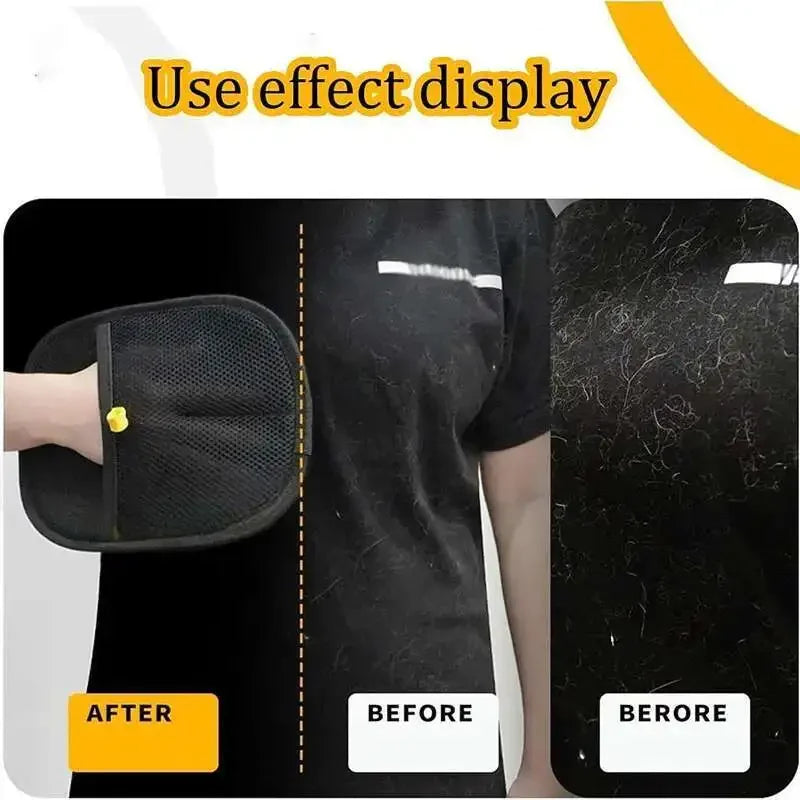 Pet Hair Removal Gloves – Double-Sided Grooming Tool for Dogs & Cats