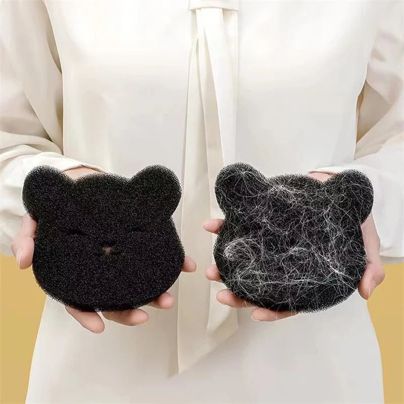 Bear Pet Hair Remover for Laundry – Reusable Washing Machine & Dryer Hair Catcher