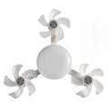 Modern LED Ceiling Fan with Remote Control – Dimmable Multi-Color Light, Silent Motor for Living Room & Bedroom