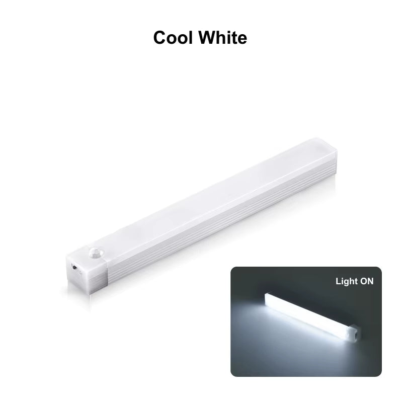 Wireless Motion Sensor LED Strip Light – USB Rechargeable Bar Lamp for Kitchen Cabinet, Closet, Hallway & Bedside
